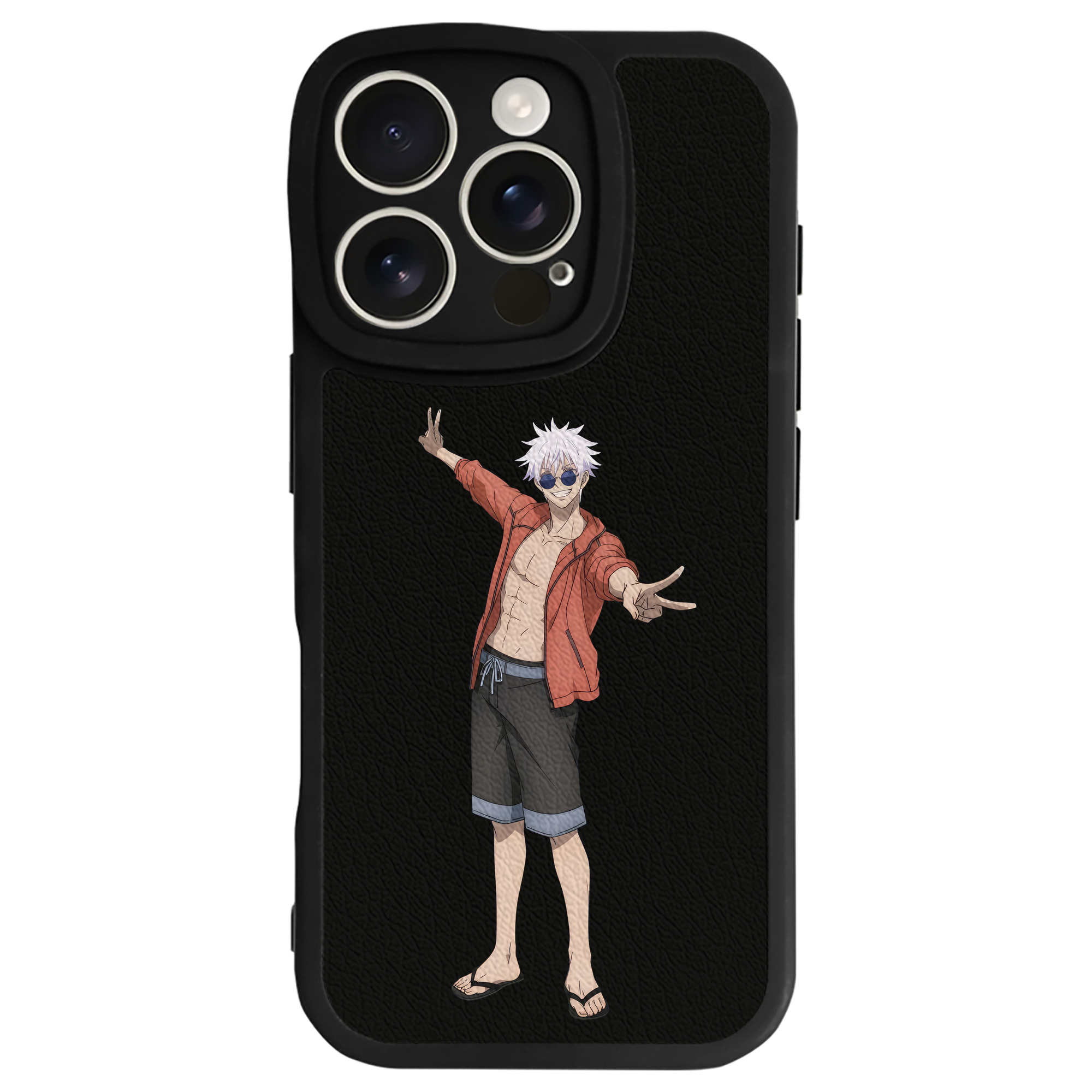 （画像用） 呪術廻戦 Jujutsu Kaisen 【iPhone 16シリーズ対応】シリコンスマホケース（レザー調） 材質：シリコン